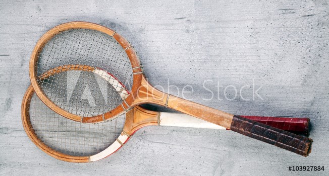 Bild på Two vintage rackets